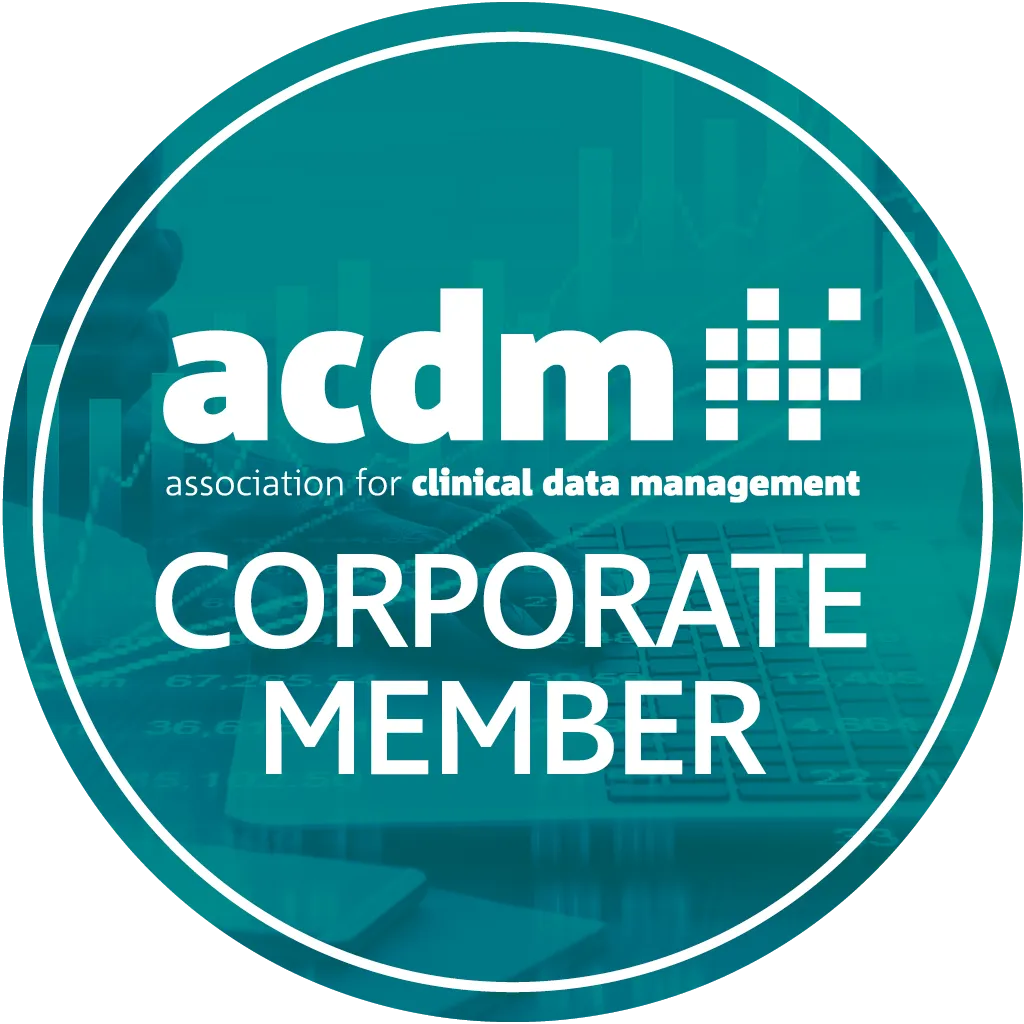 ACDM Corporate Member Badge - Association for Clinical Data Management