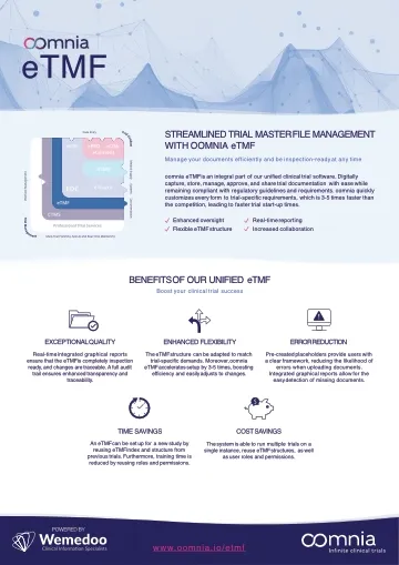 Trial document management interface